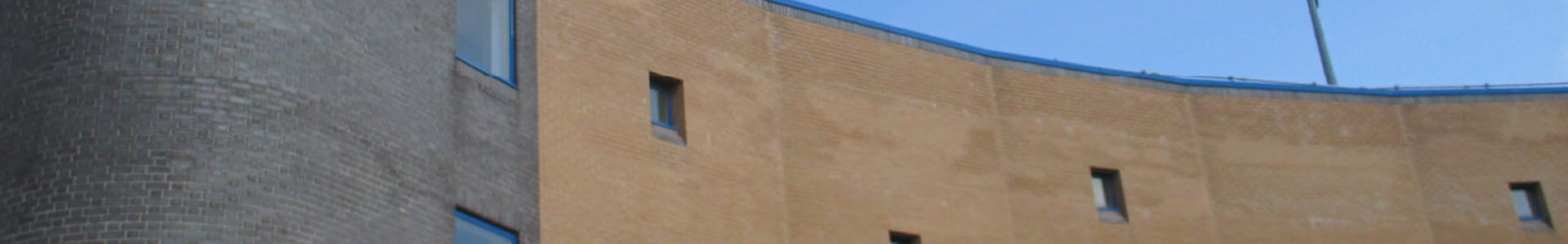 circular building with windows